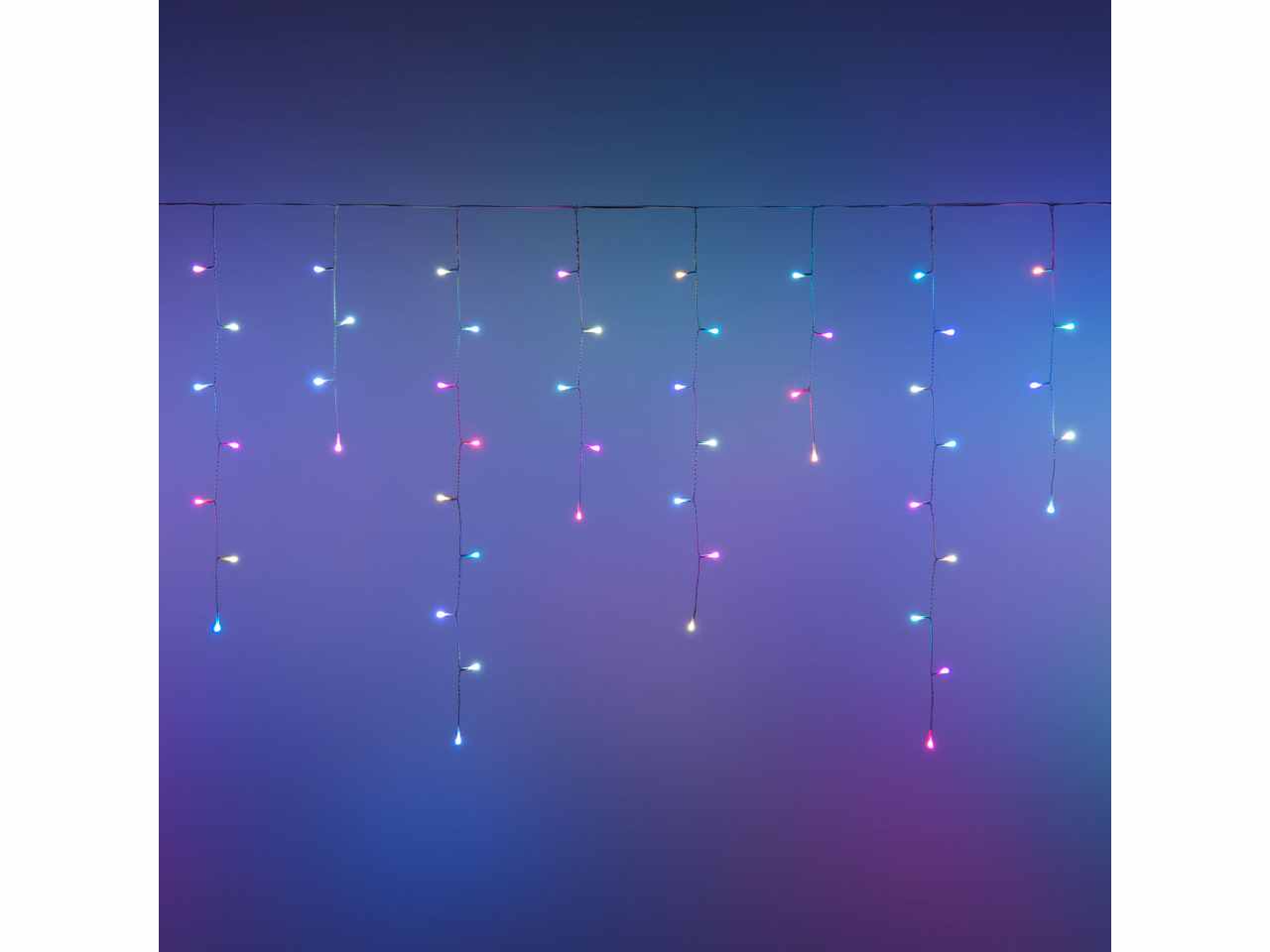 Tenda happy 125led rgb 400x90cm uso esterno