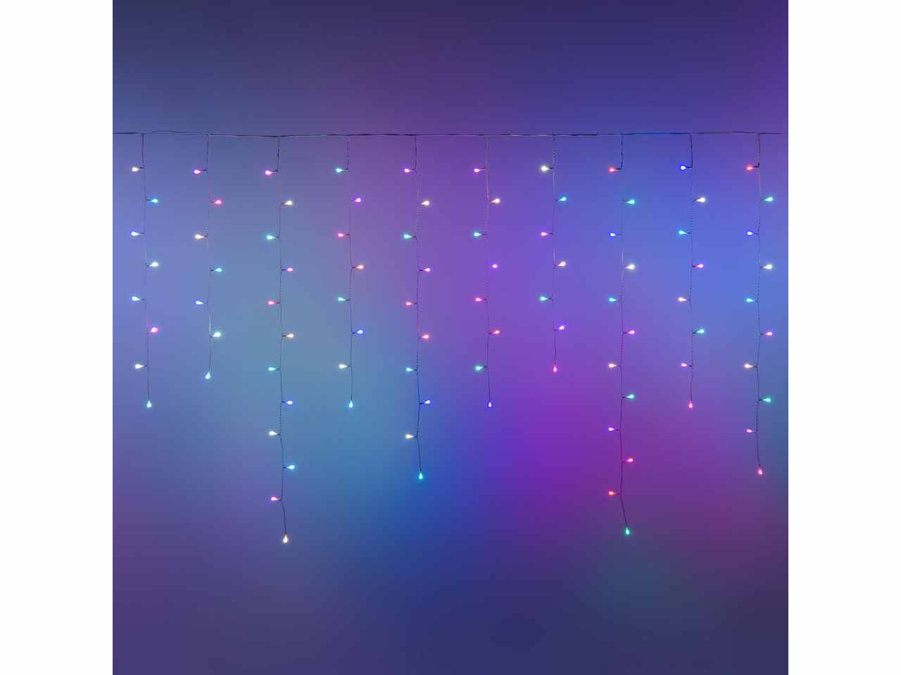 Tenda happy 225led rgb 500x120cm uso esterno