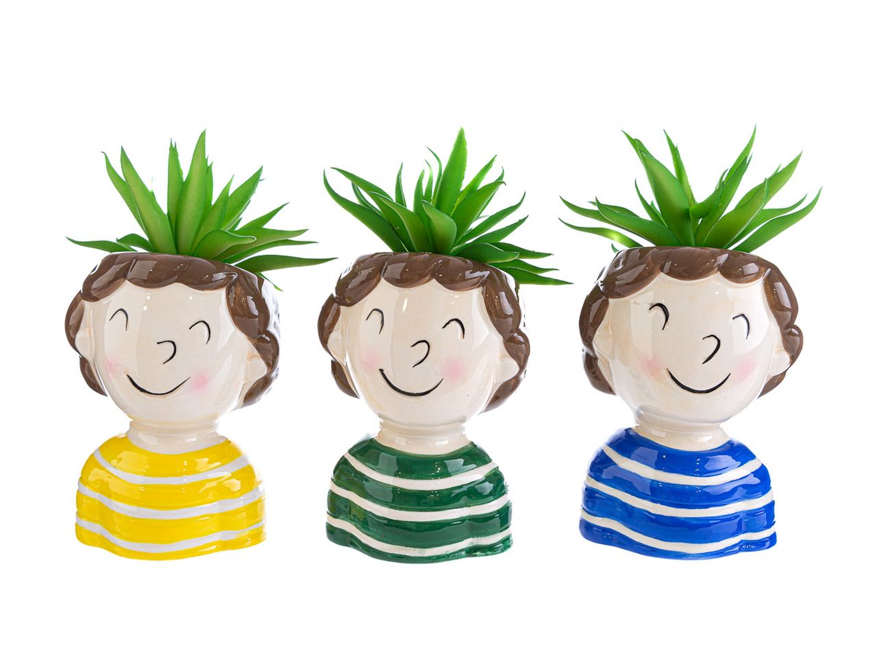 Vasetto boy con piantina 7,5xh.15cm