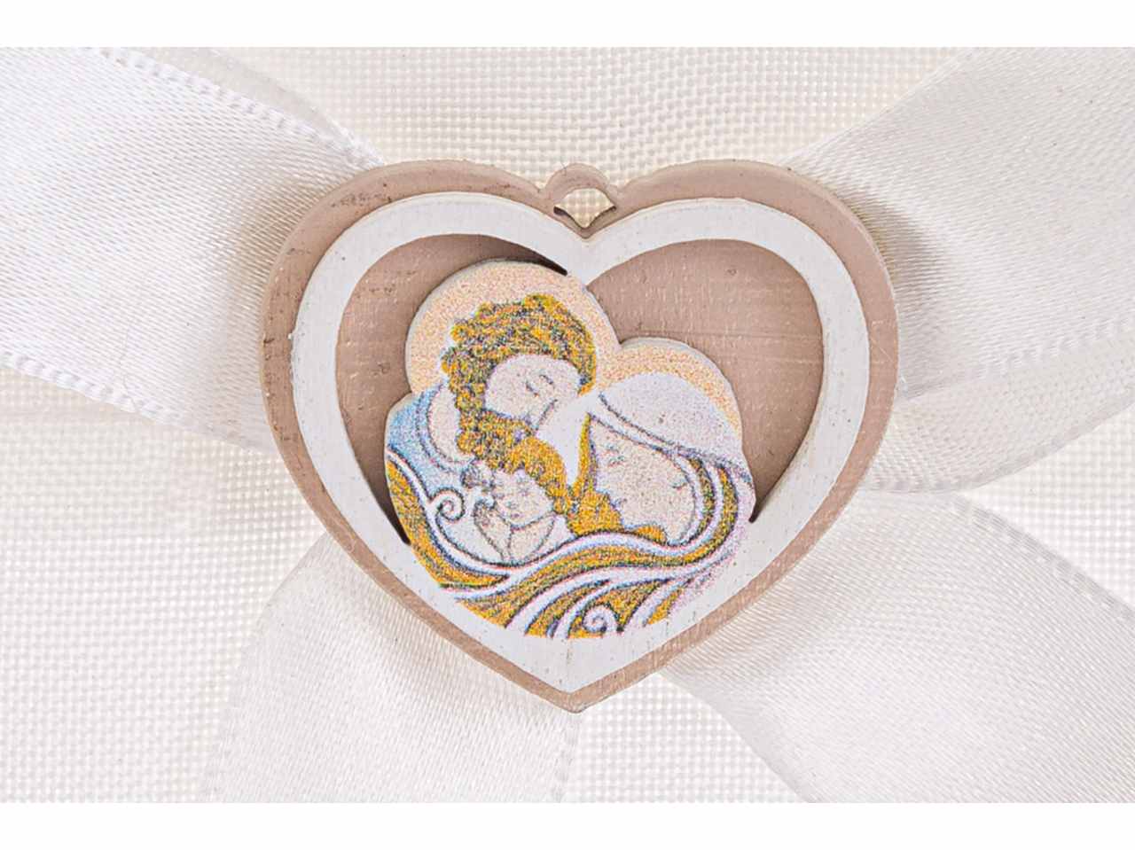 Sacchetto porta confetti sacra famiglia 10x12 cm