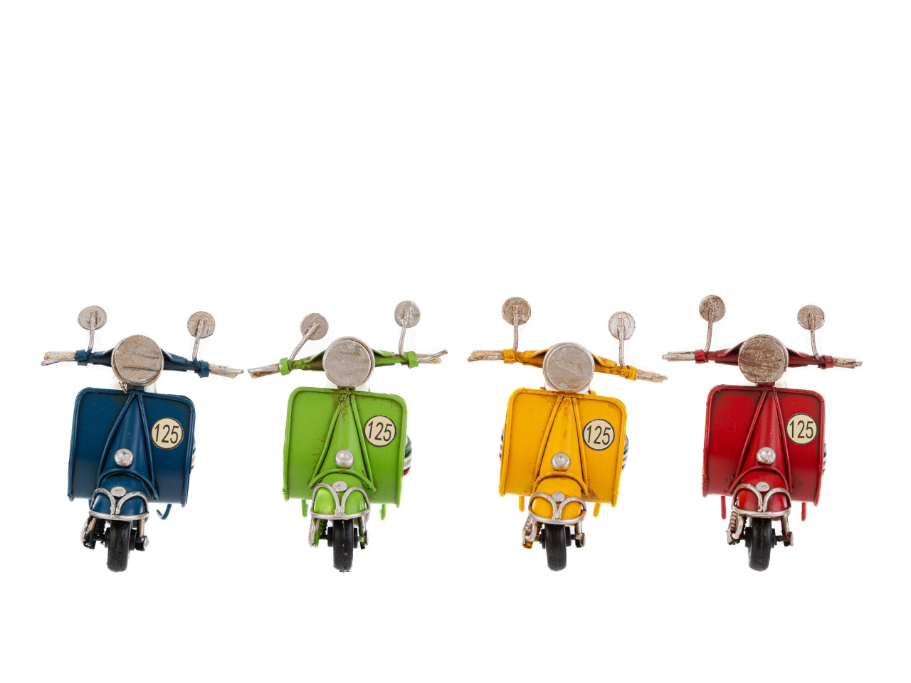 Vespa modellino decorativo in metallo colori assortiti 11,5x7 cm - Le Stelle