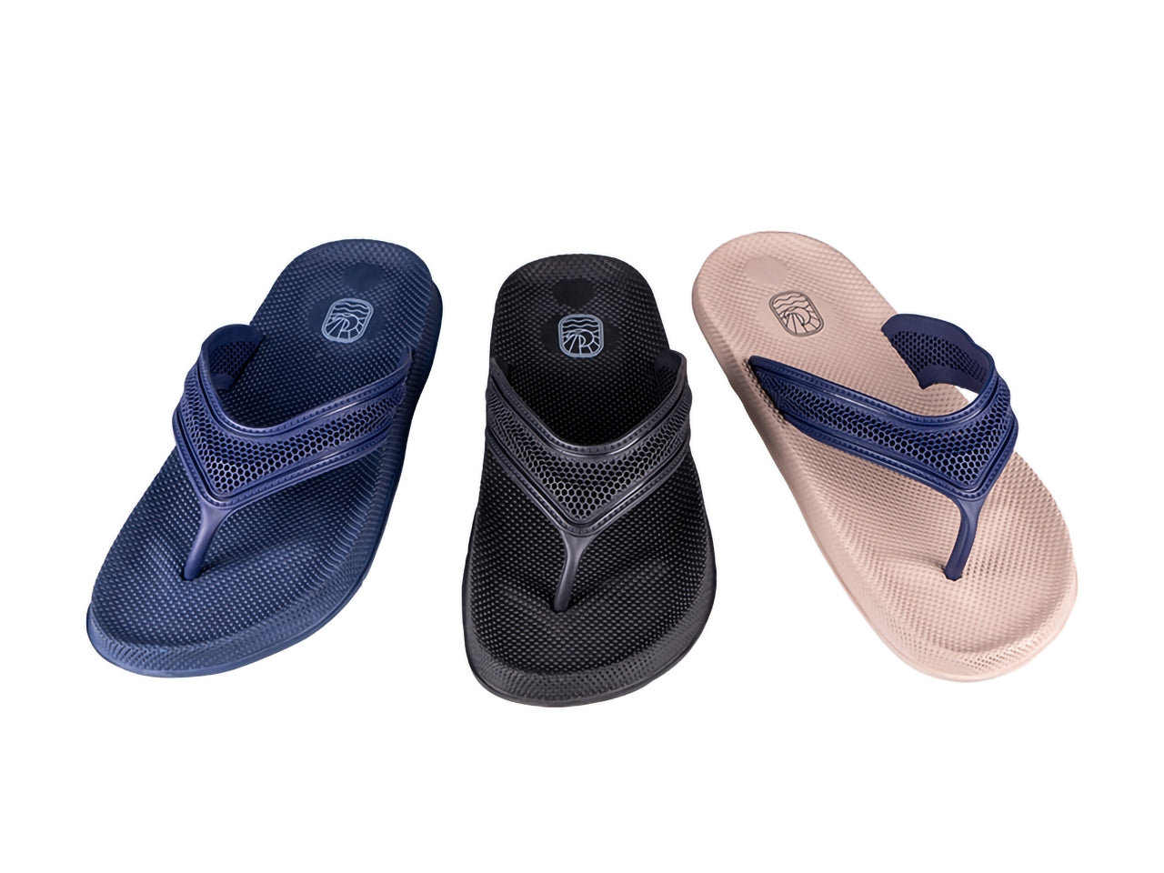 Infradito fascia da uomo taglie 40-45 in 3 colori assortiti