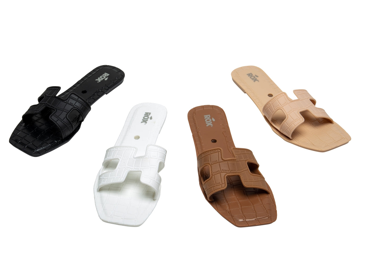 Ciabatta mare da donna taglia 37-40 in 4 colori assortiti