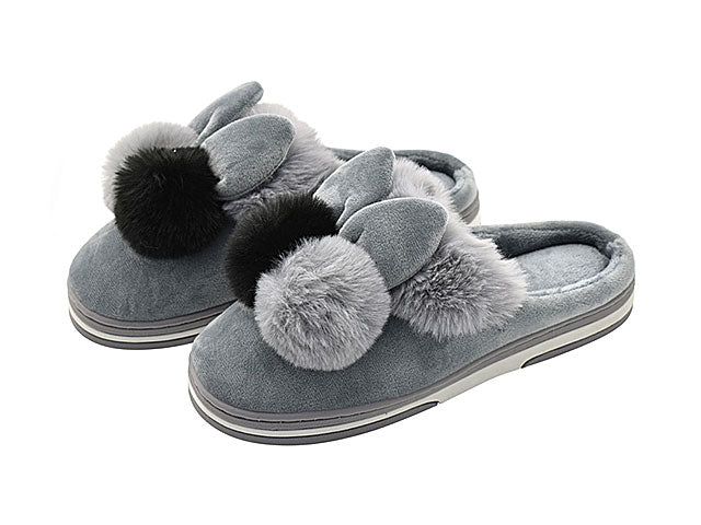 Pantofola donna 36-41 coniglio grigio 6130034