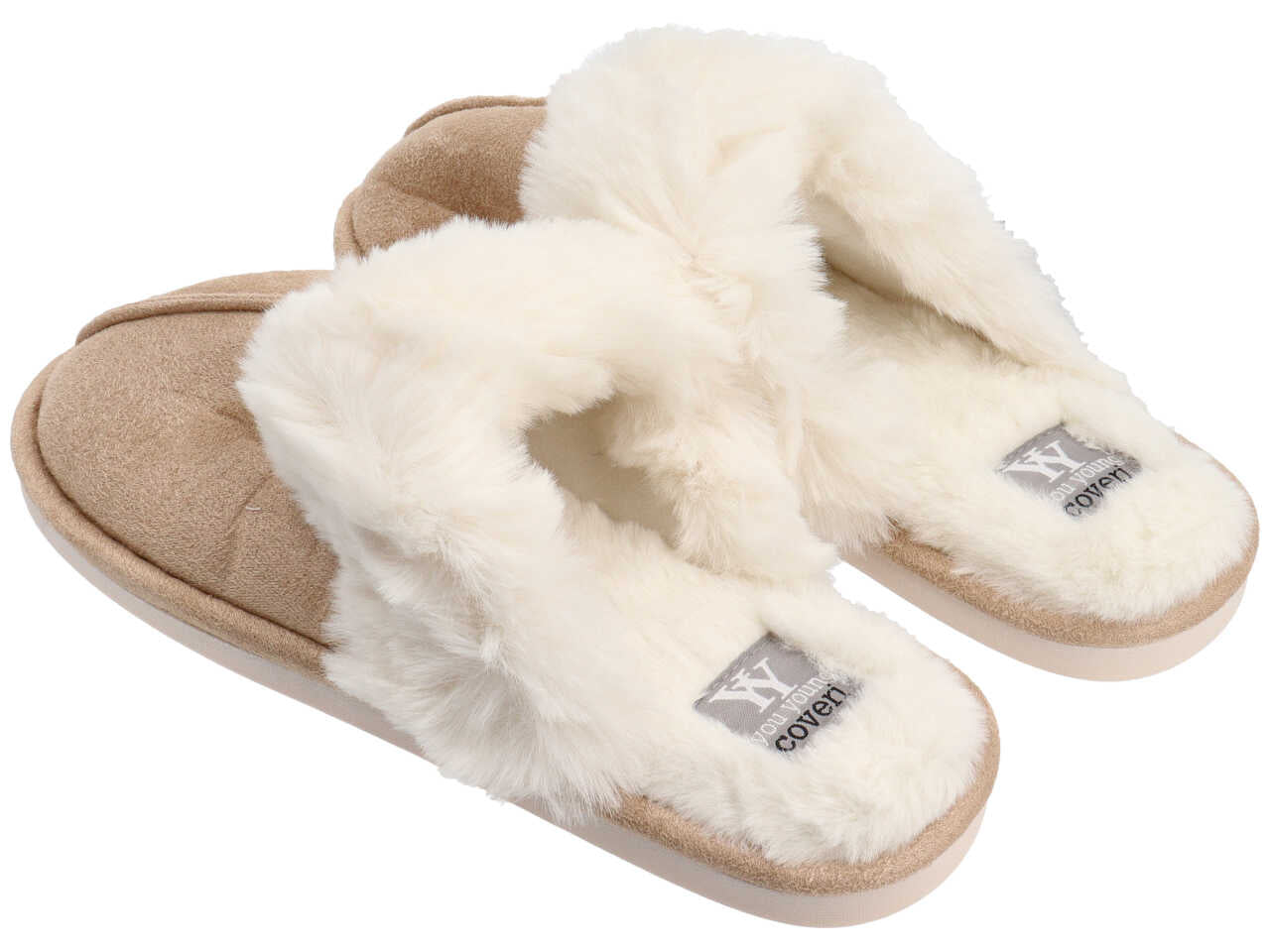 Pantofola donna 36-41 gatto beige 6130032