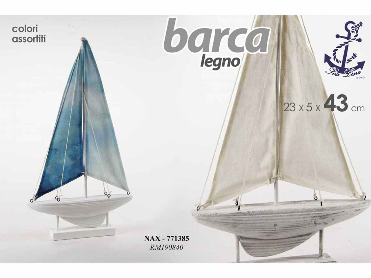 Barca 43x23x4,5cm 771385
