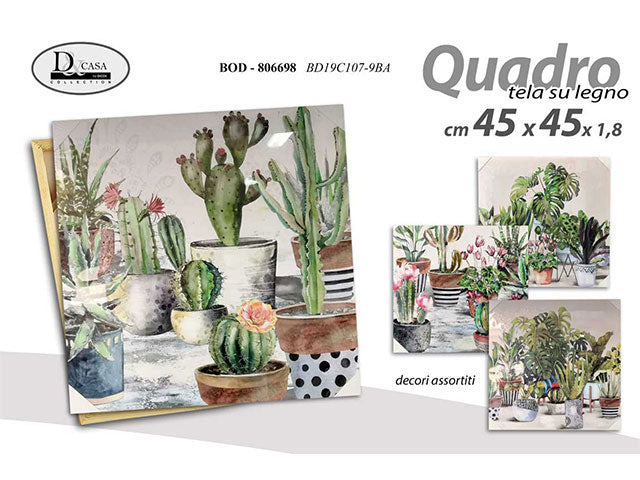 Quadro 45x45x1,8cm 806698