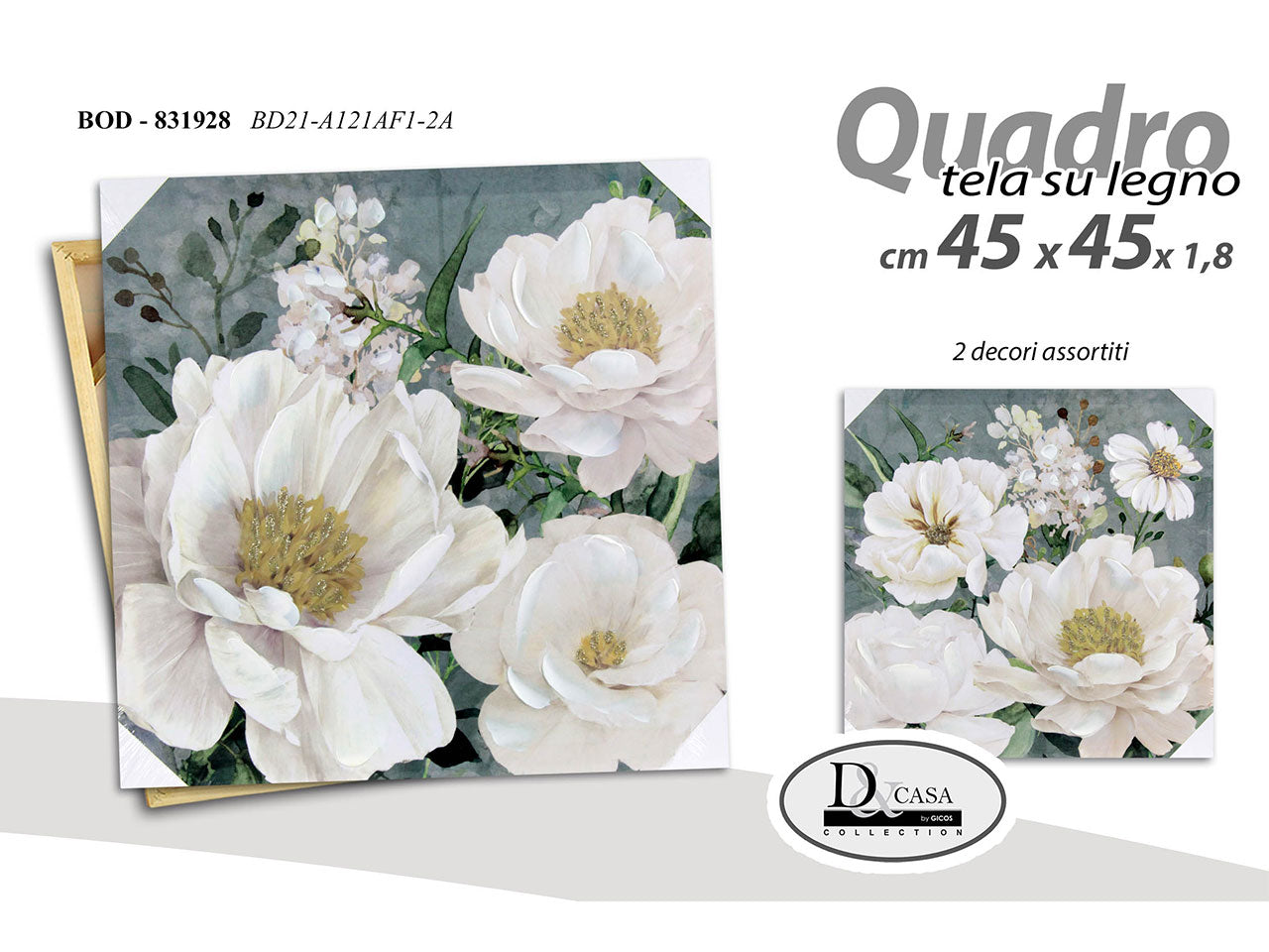 Quadro 45x45x1,8cm 831928