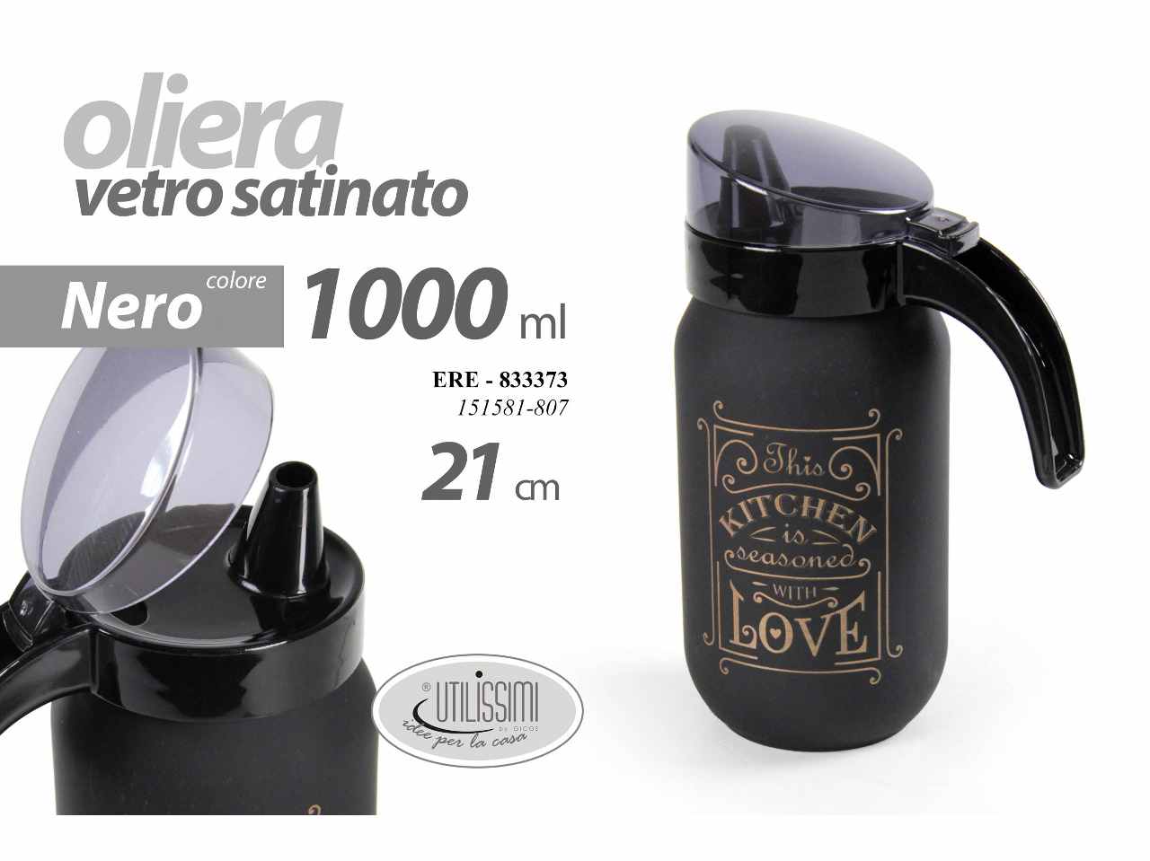 Oliera nera 1000cc 21cm 833373