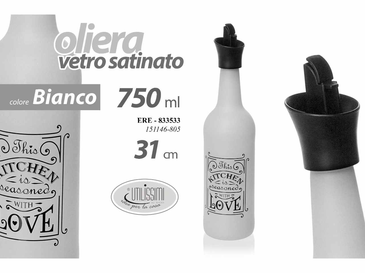 Oliera bianca 750cc 833533
