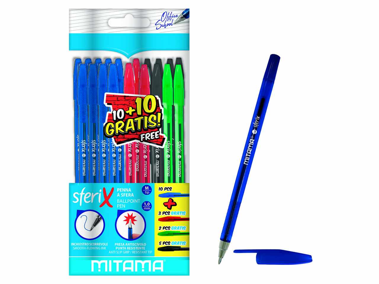 Penna sfera 10+10