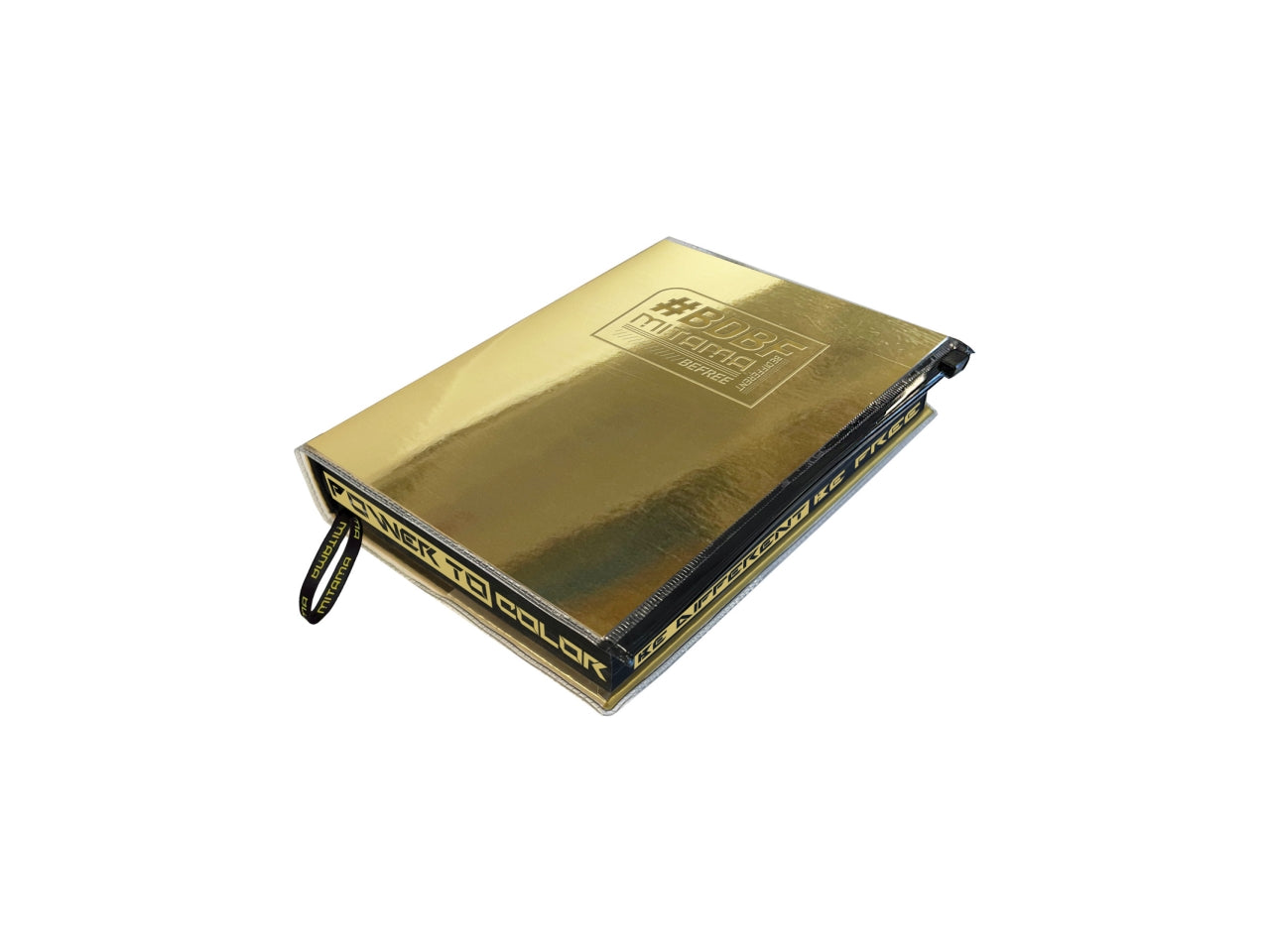 Diaro scuola Mitama #BDBF pocket con copertina metal gommata, 16 mesi, 13,5x18 cm