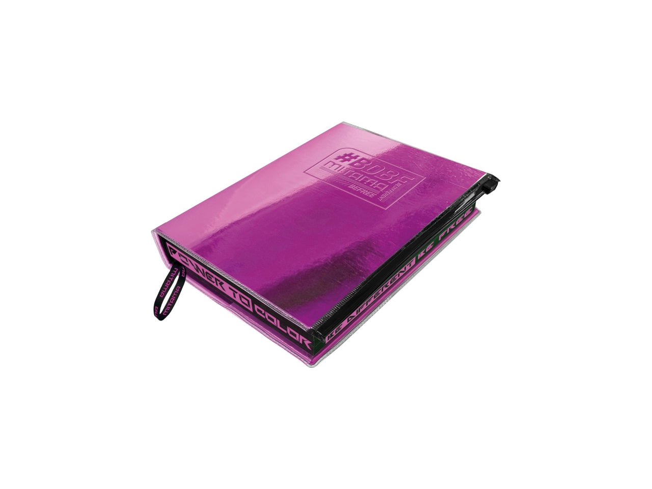 Diaro scuola Mitama #BDBF pocket con copertina metal gommata, 16 mesi, 13,5x18 cm