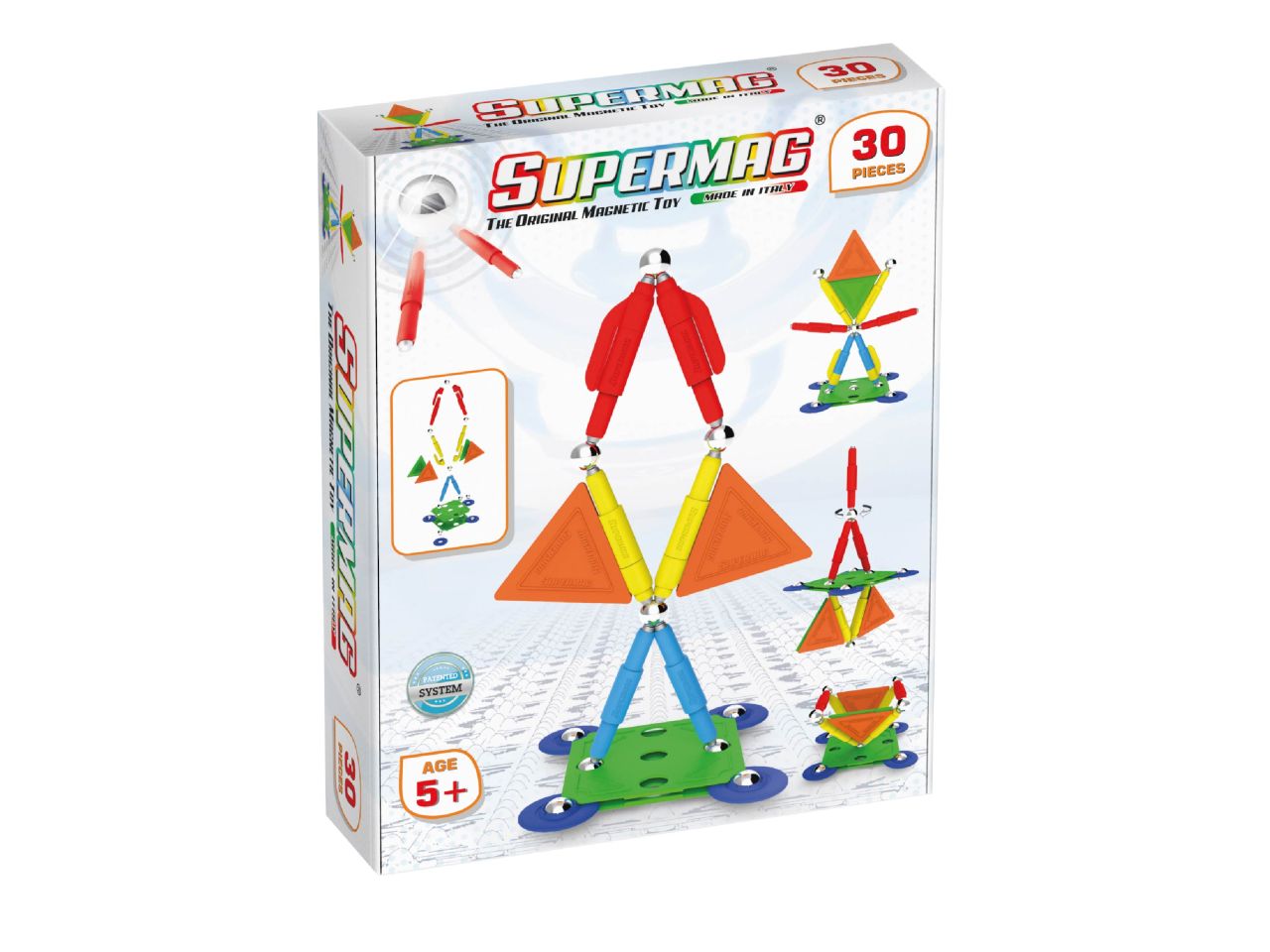 Supermag multicolor set da 30 pezzi