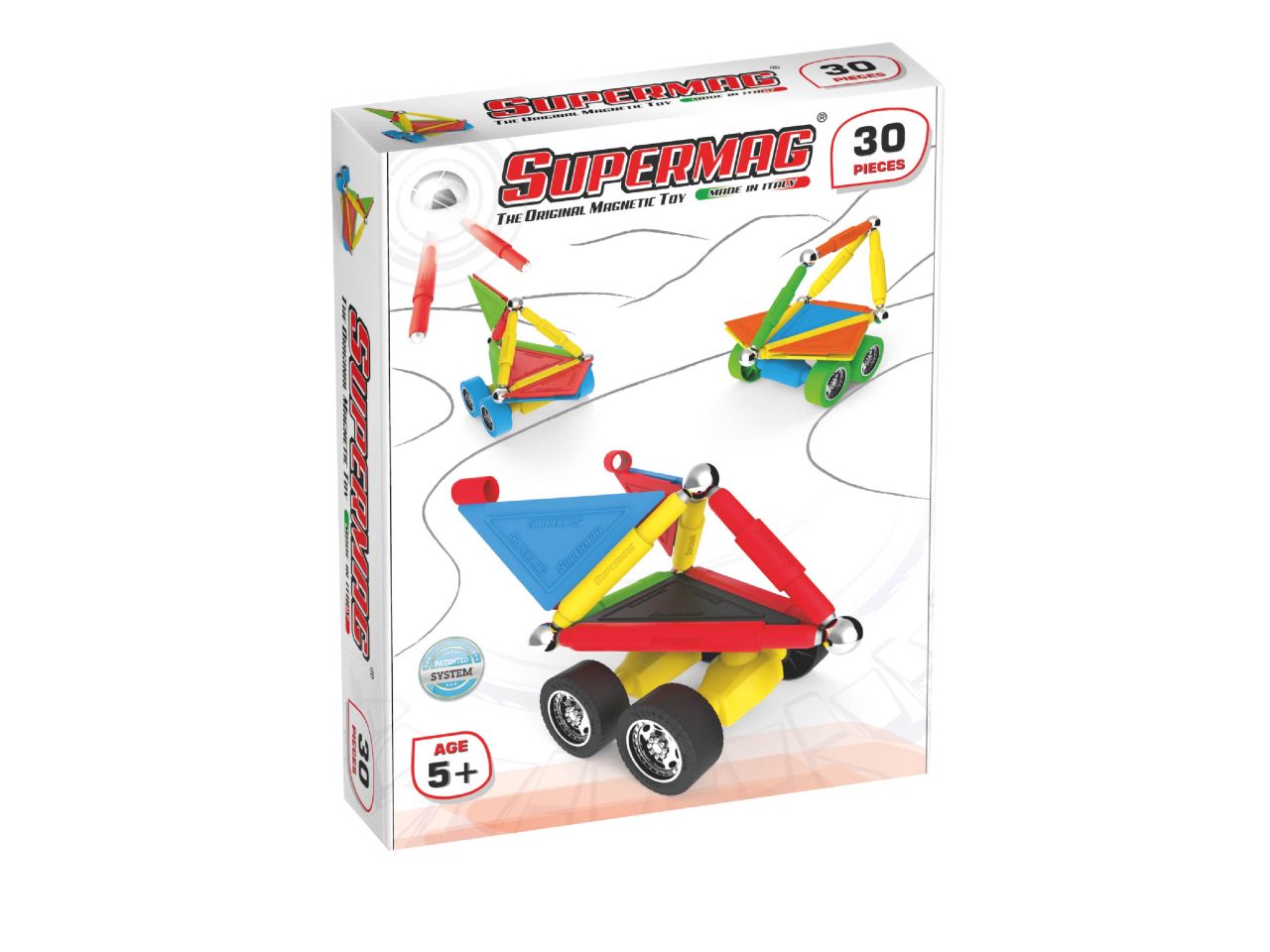 Supermag wheels set da 30 pezzi