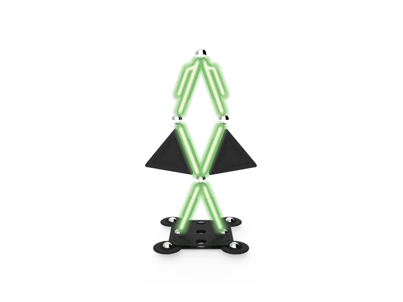 Supermag Projects Glow Set Magnetico 30 Pezzi Plastica e Metallo Età 5+ | Re.El.Toys