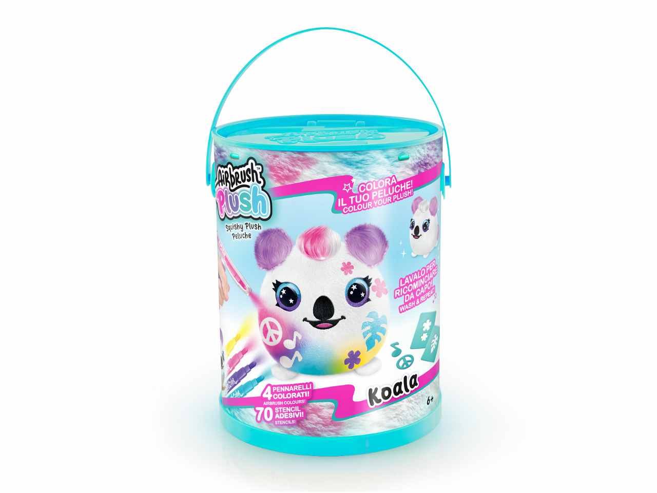 Airbrush plush squishy 15x20x15cm