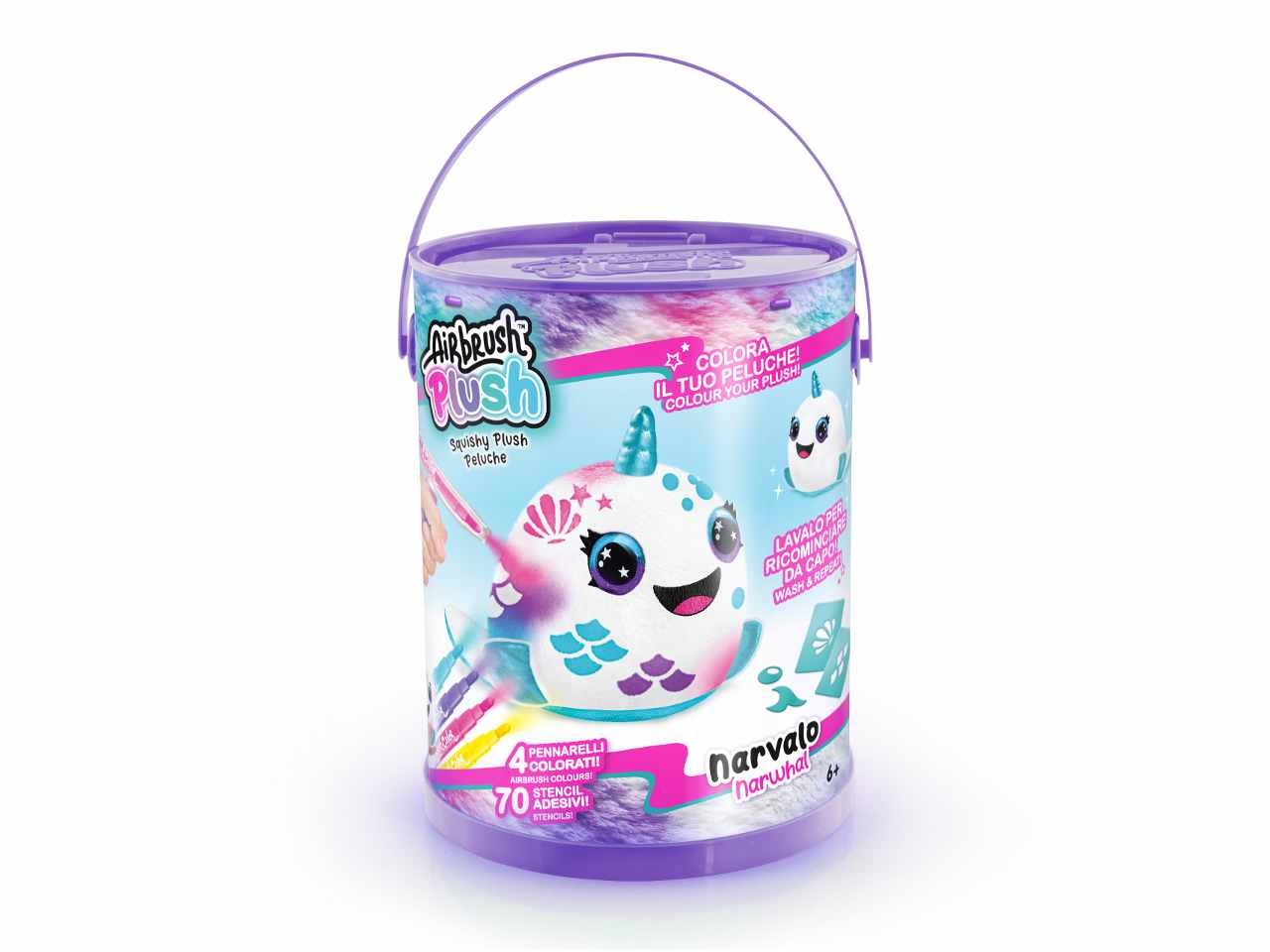 Airbrush plush squishy 15x20x15cm