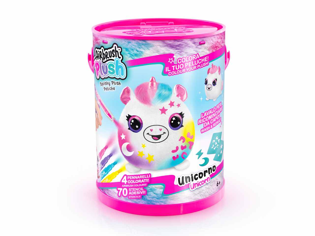 Airbrush plush squishy 15x20x15cm