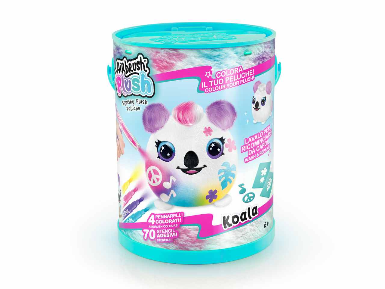Airbrush plush squishy 15x20x15cm