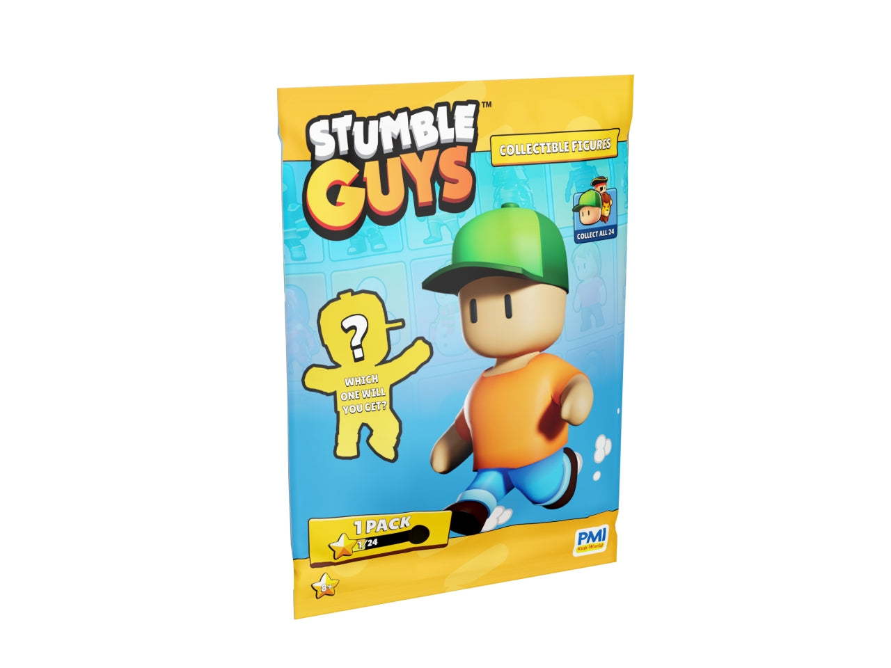 Stumble guys mini figure misura 6cm in bustina