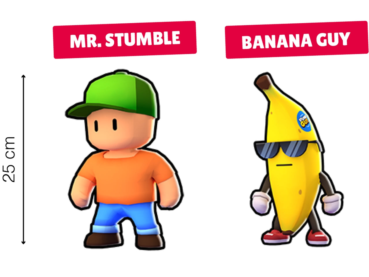 Stumble guys feature peluche misura 25cm