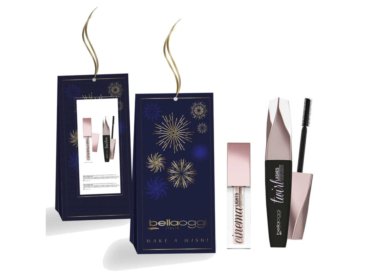 Bellaoggi coffret cinema lights eyeshadows colore 04 + twirl lashes mascara