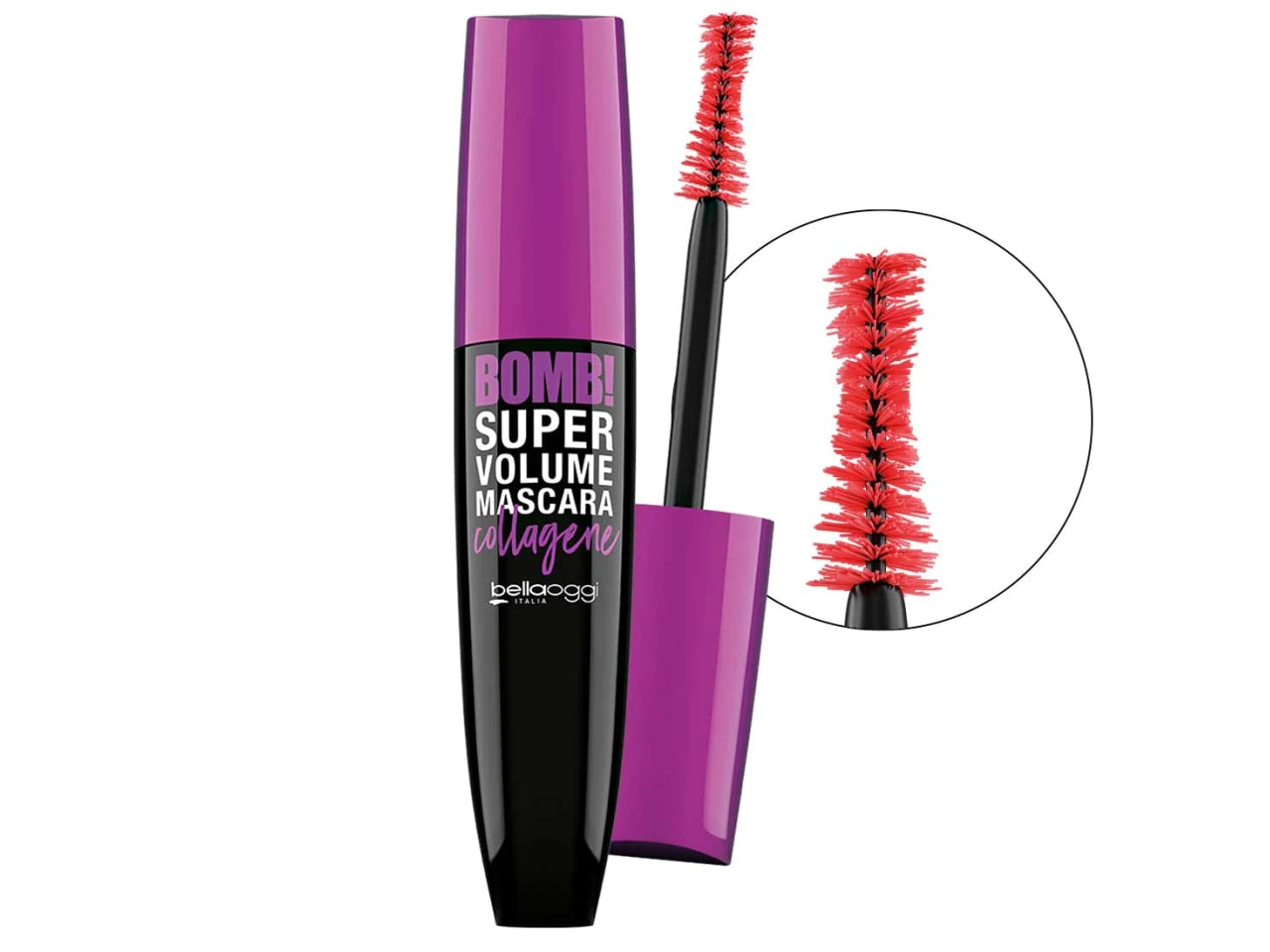 Mascara Bomb! Super Volume - Effetto super volume e definizione - Nero - Bellaoggi