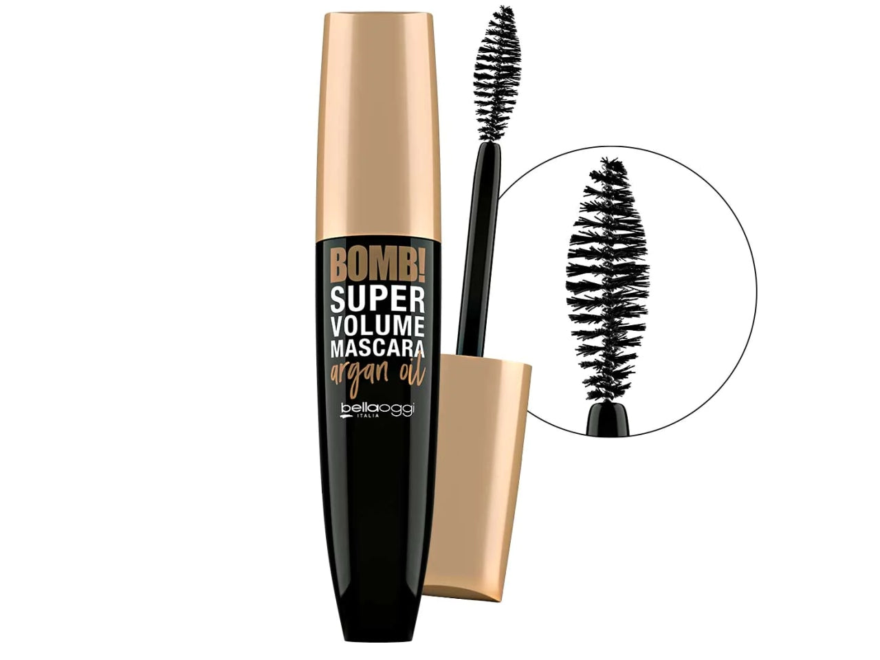 Mascara Bomb! Argan - Volume Estremo, Idratazione Argan Oil - Argan Black - Bellaoggi