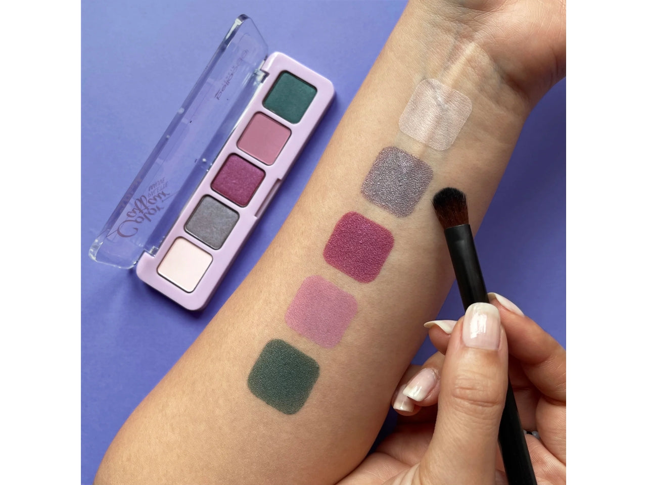 Palette occhi ombretto - Color Affair - 5 Colori, Matte e Perlati, Sfumature Infinite - Mauve - Bellaoggi