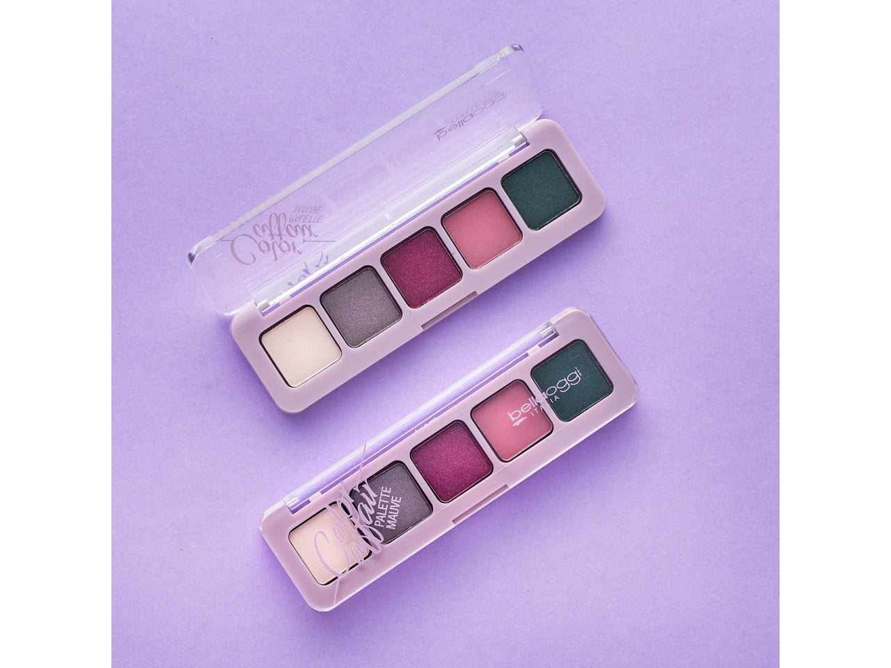 Palette occhi ombretto - Color Affair - 5 Colori, Matte e Perlati, Sfumature Infinite - Mauve - Bellaoggi
