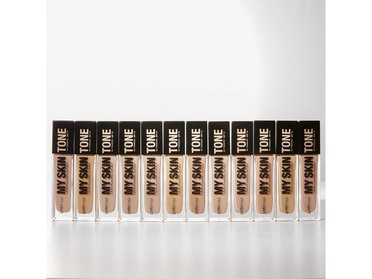 Fondotinta My Skin Tone - Long Wear e No Transfer - Sand - Bellaoggi