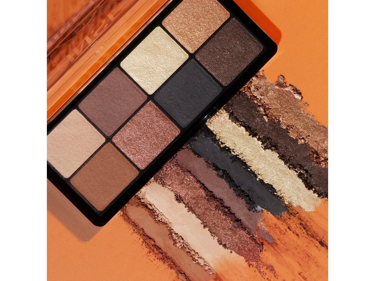 Palette occhi ombretto - Sunrise Stories - 8 Nuance Vibranti, Matte e Glam, Gold Smokey - Dupe Nude - Bellaoggi