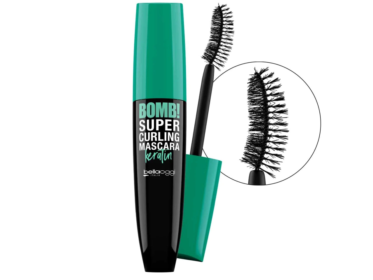 Mascara Bomb! Curling - Ciglia incurvate e voluminose - Real Black - Bellaoggi
