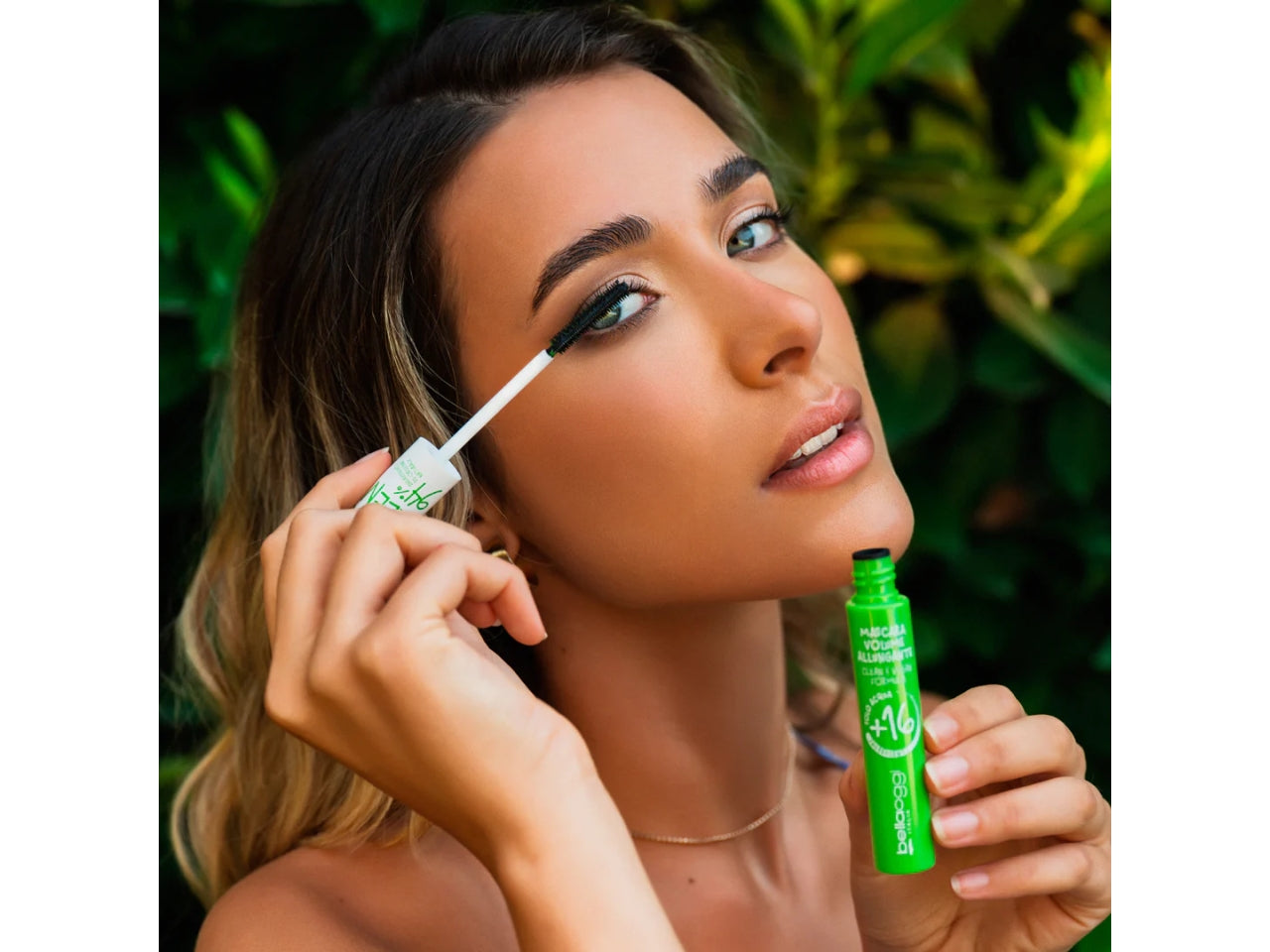 Think green mascara