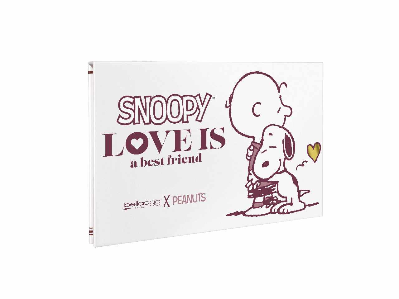 Palette occhi ombretto Snoopy Color Joy - Love is a Best Friend - Nude Rosati con Nero di Eudora - Bellaoggi
