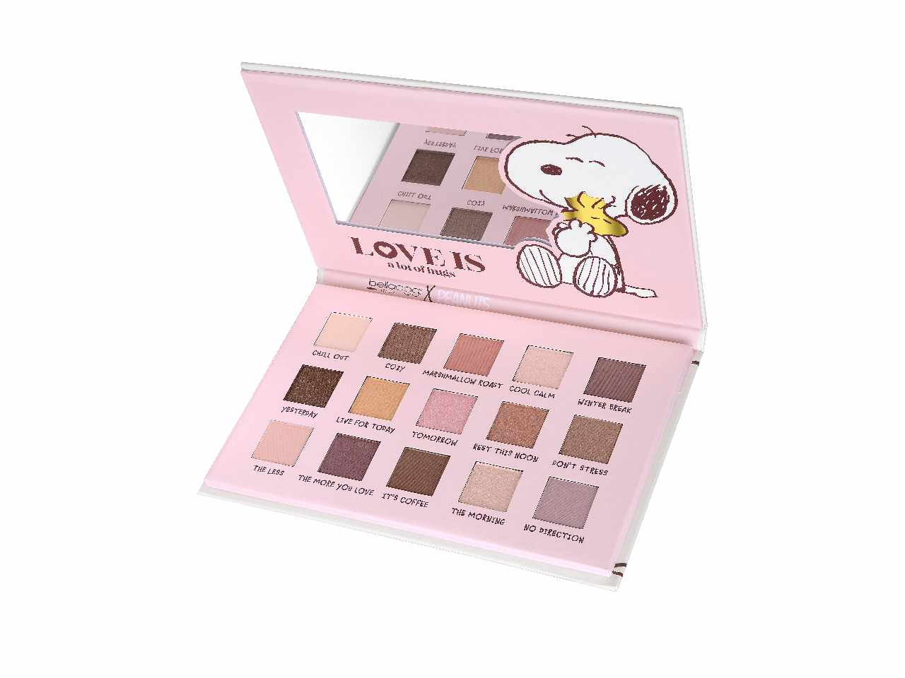 Palette occhi ombretto Snoopy Nude Gold - Love is a Lot of Hugs - Oro - Bellaoggi