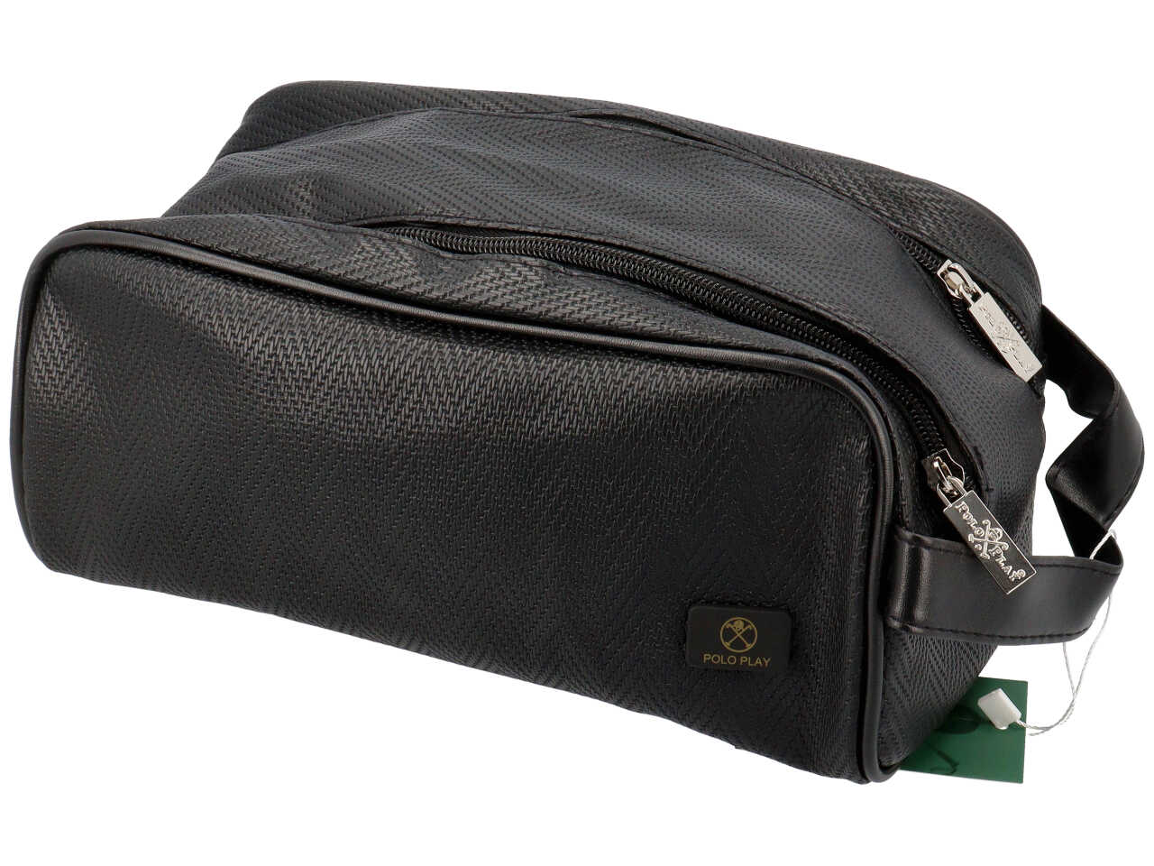Beauty case polo play nero in 4 fantasie assortite