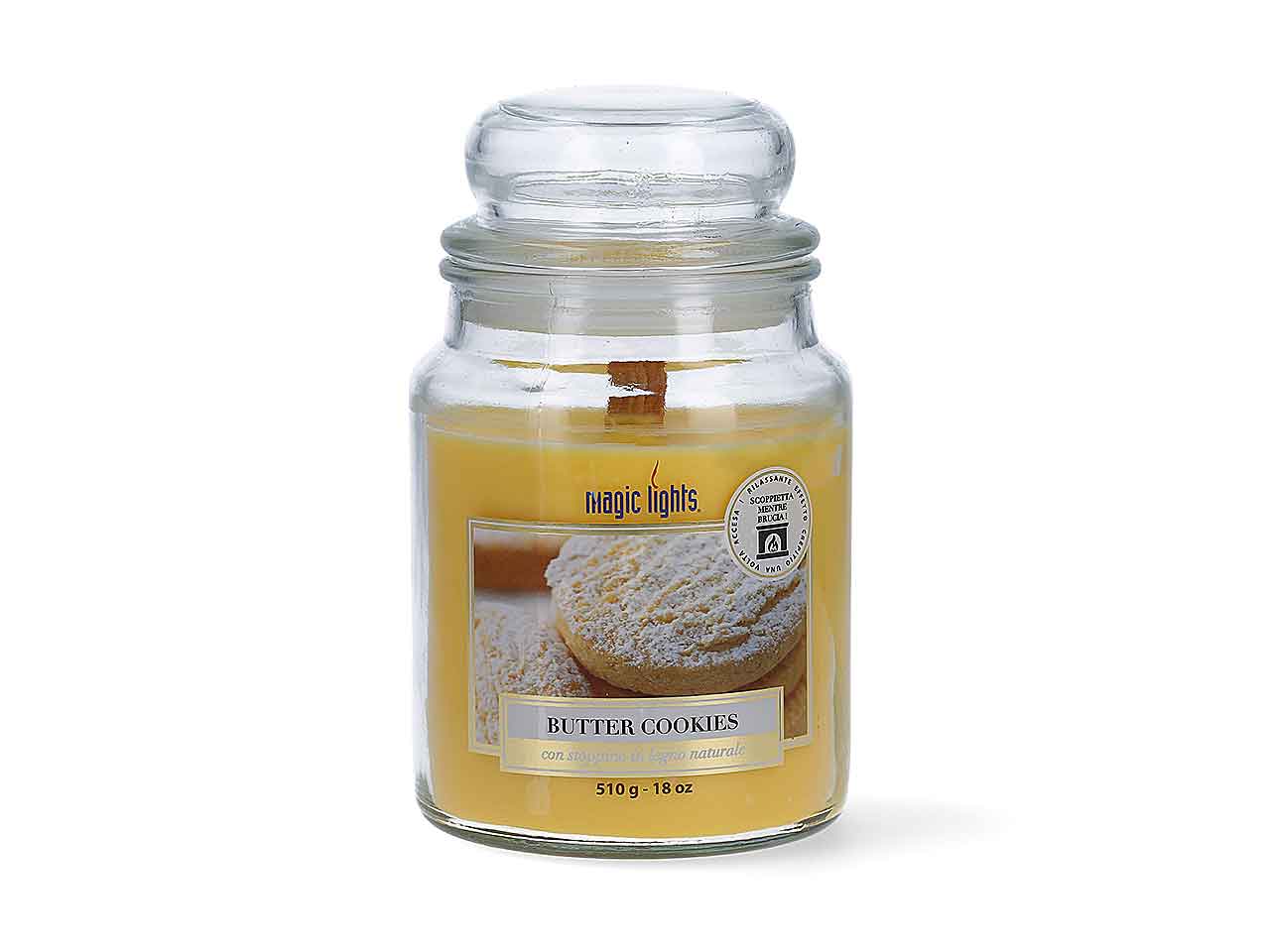 Candela barattolo 510gr vaniglia 90074