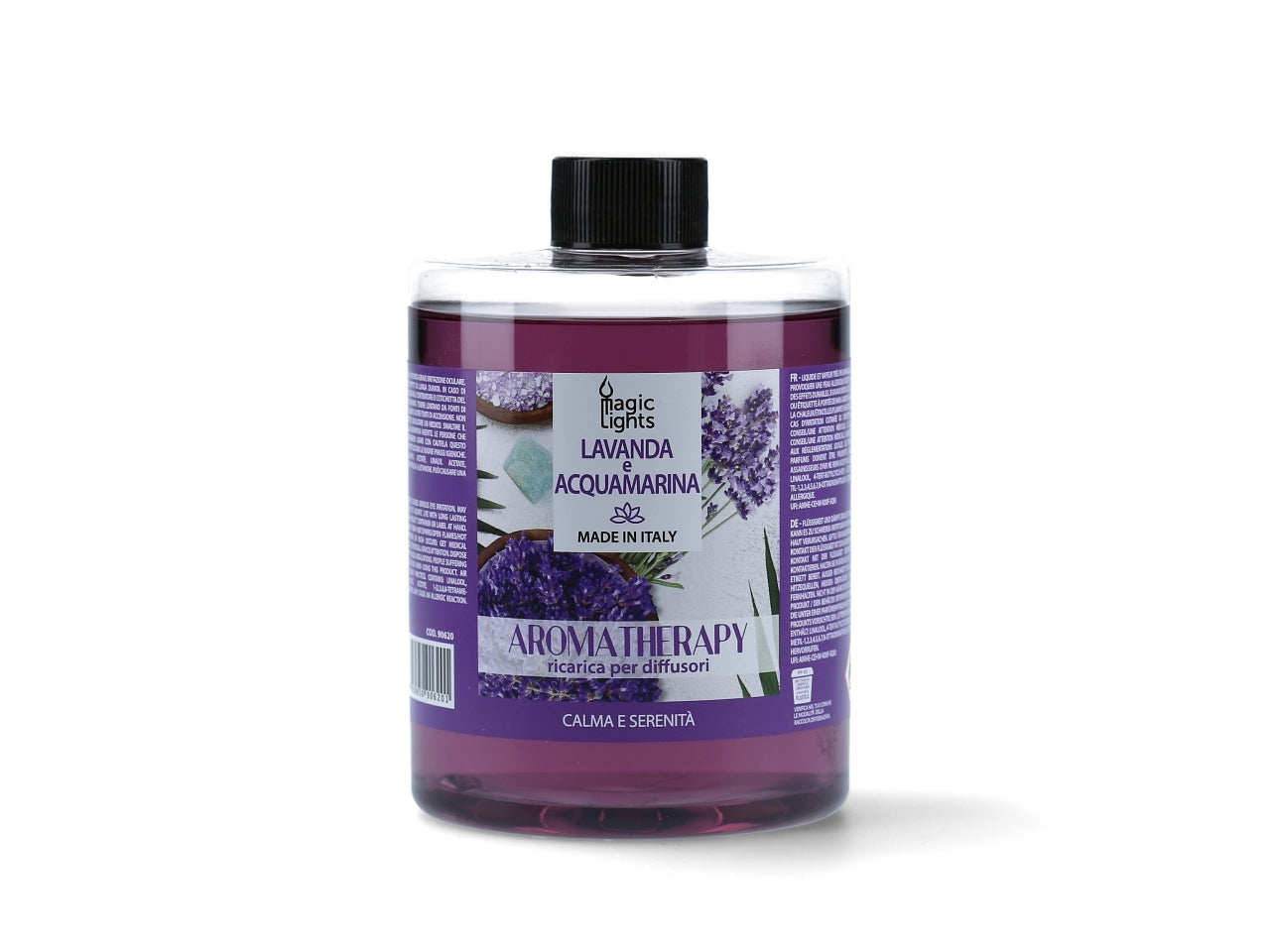 Ricarica refill 500 ml aromaterapia lavanda e acquamarina