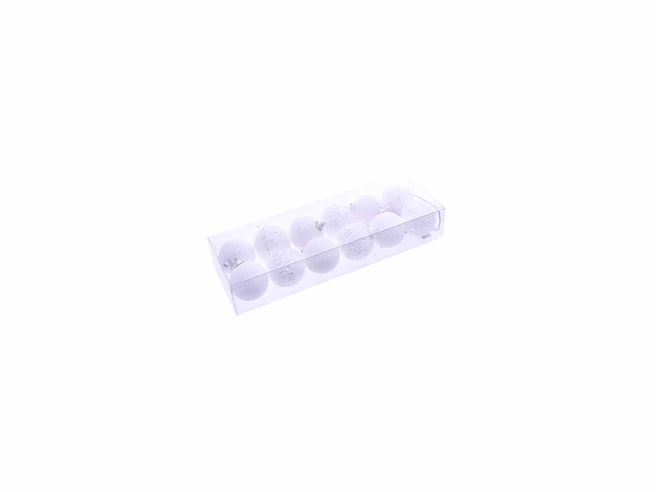 Palle 12 pezzi 5cm bianco