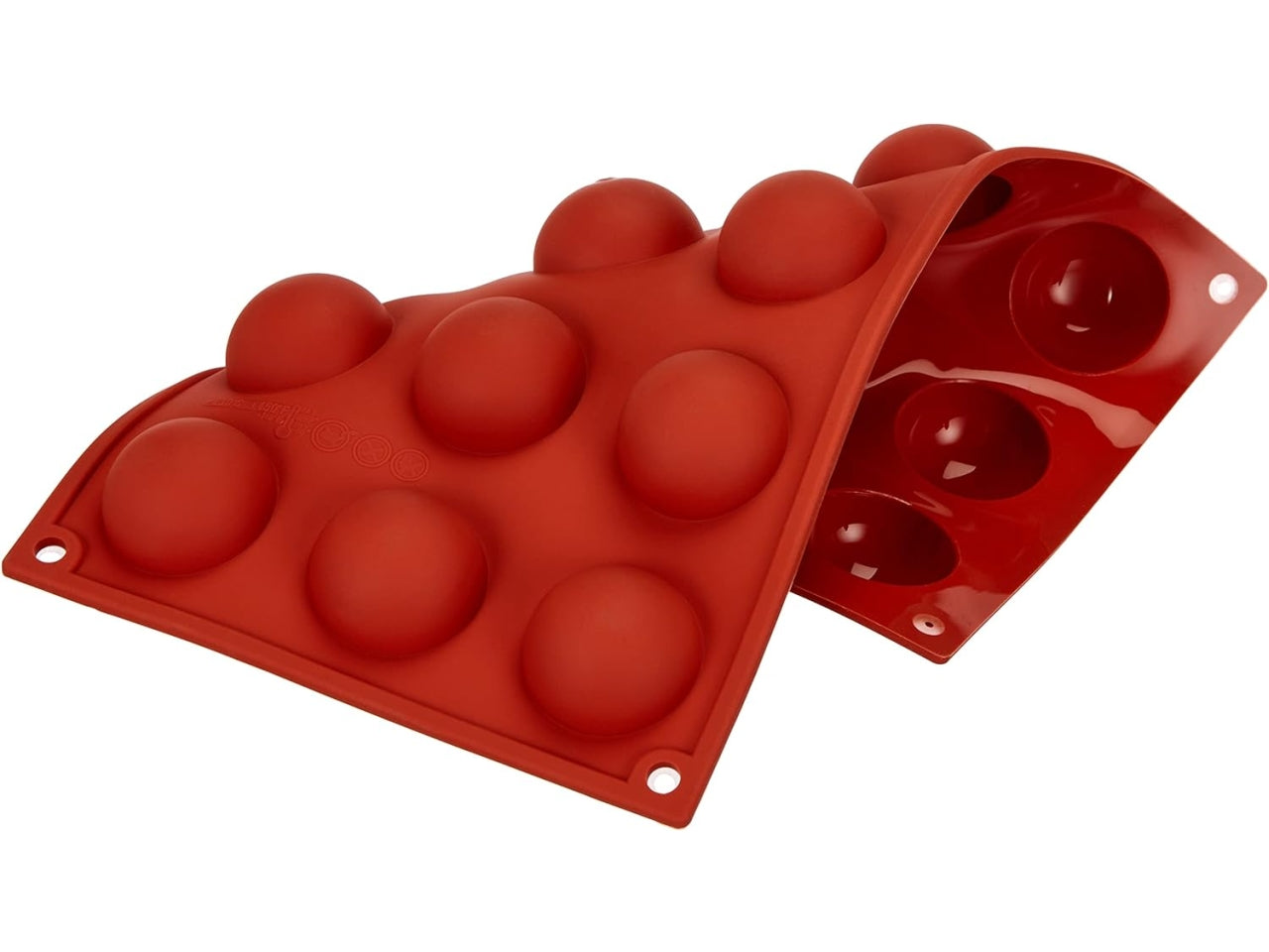 Stampo in silicone a forma di semisfera d.40cmxh.20mm