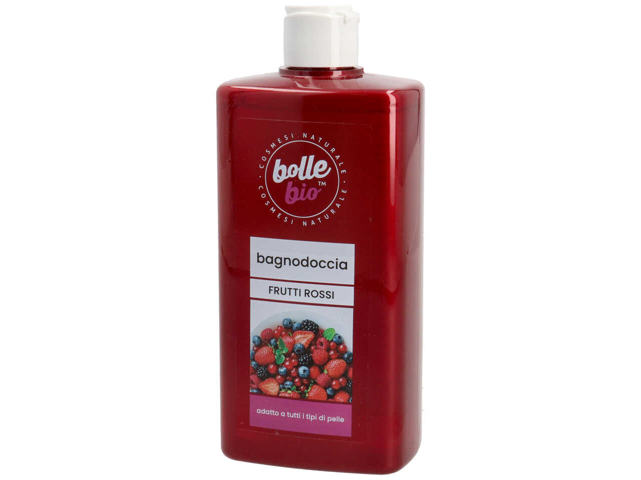 Bagnoschiuma bolle bio 400ml frutti rossi
