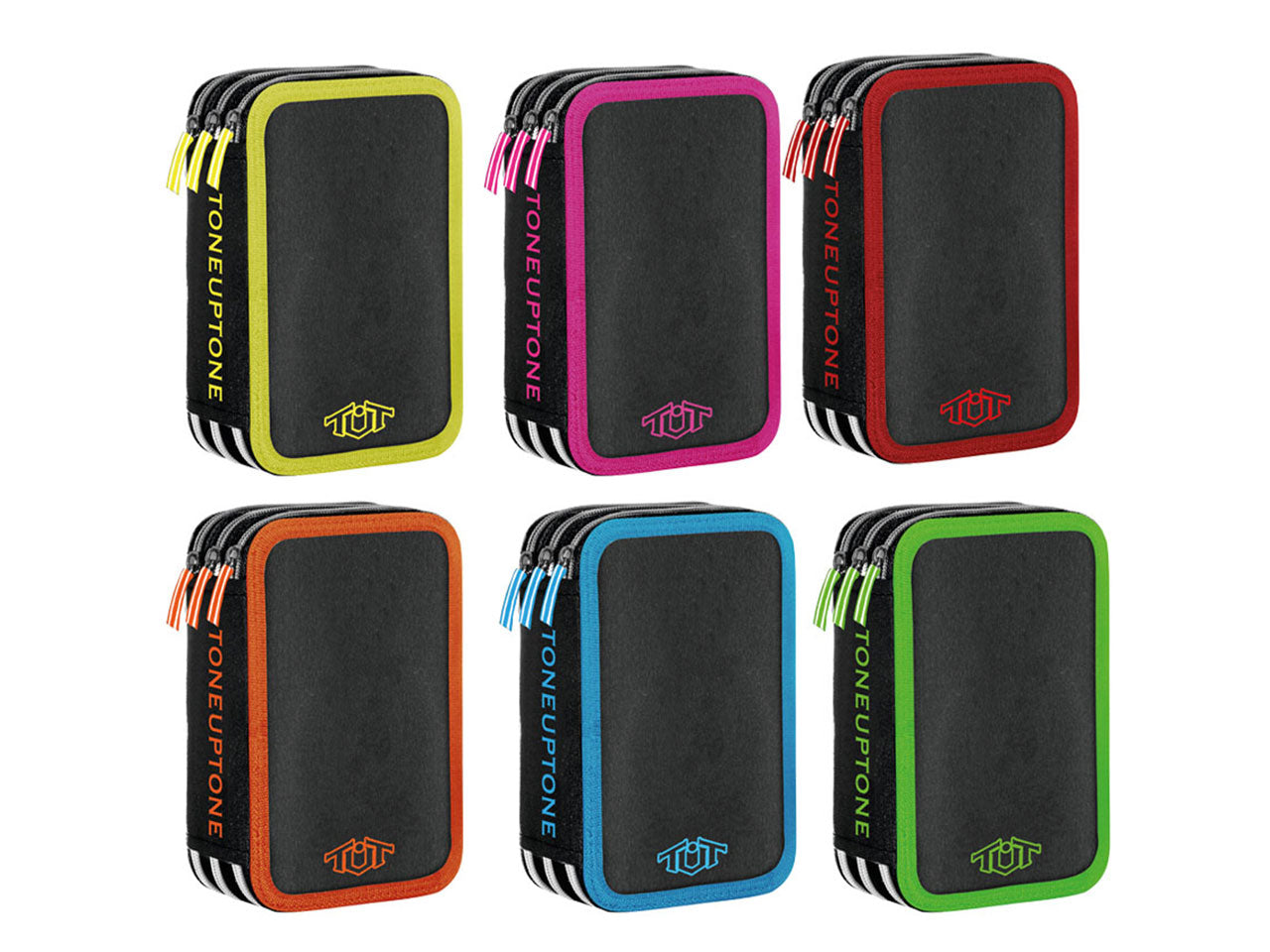 Astuccio 3 zip giotto turbocolor