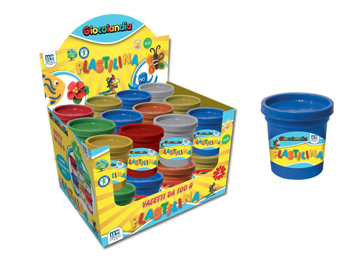 Plastilina vasetto 100gr