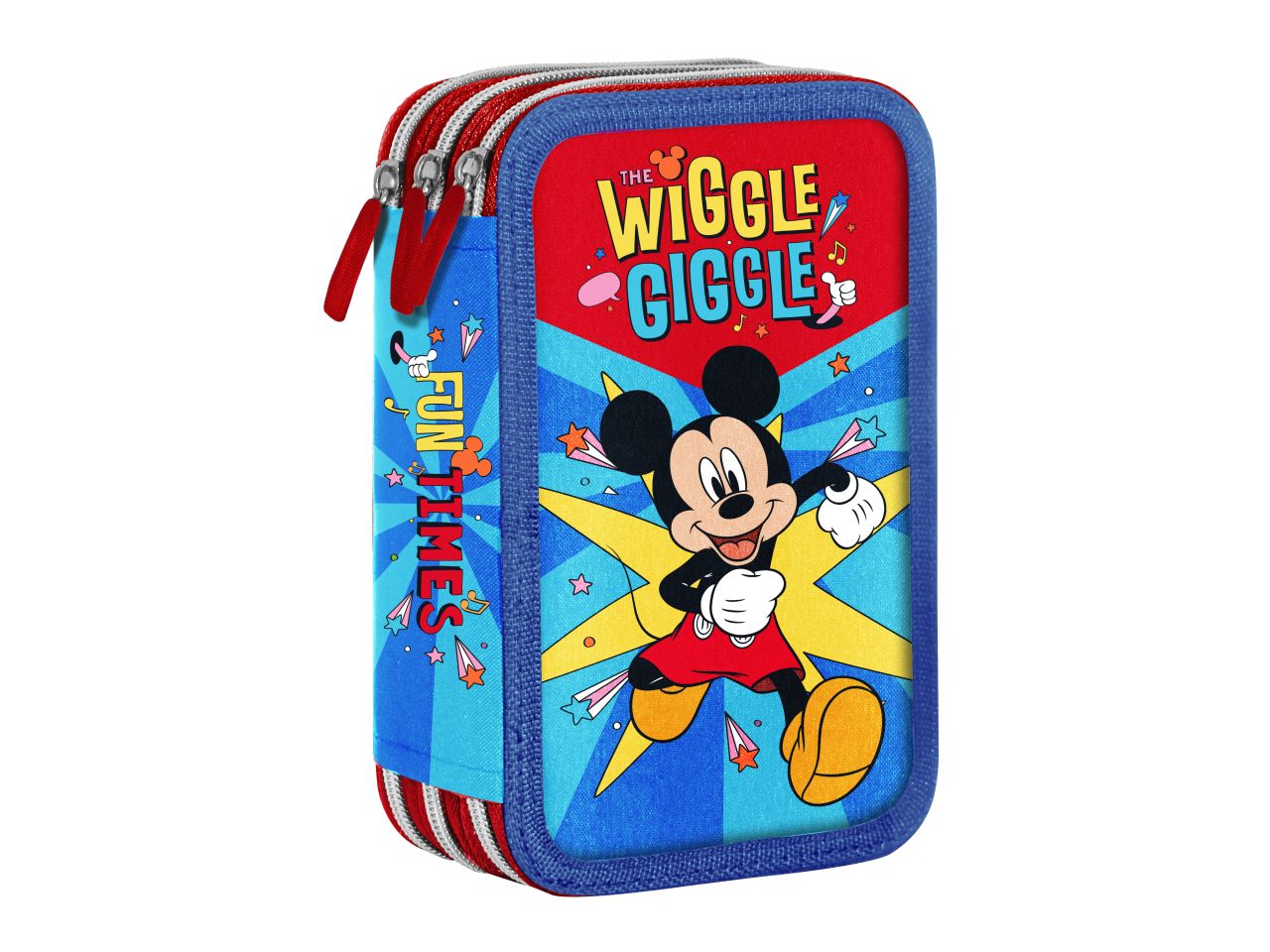 Mickey astuccio 3 zip giotto turbocolor
