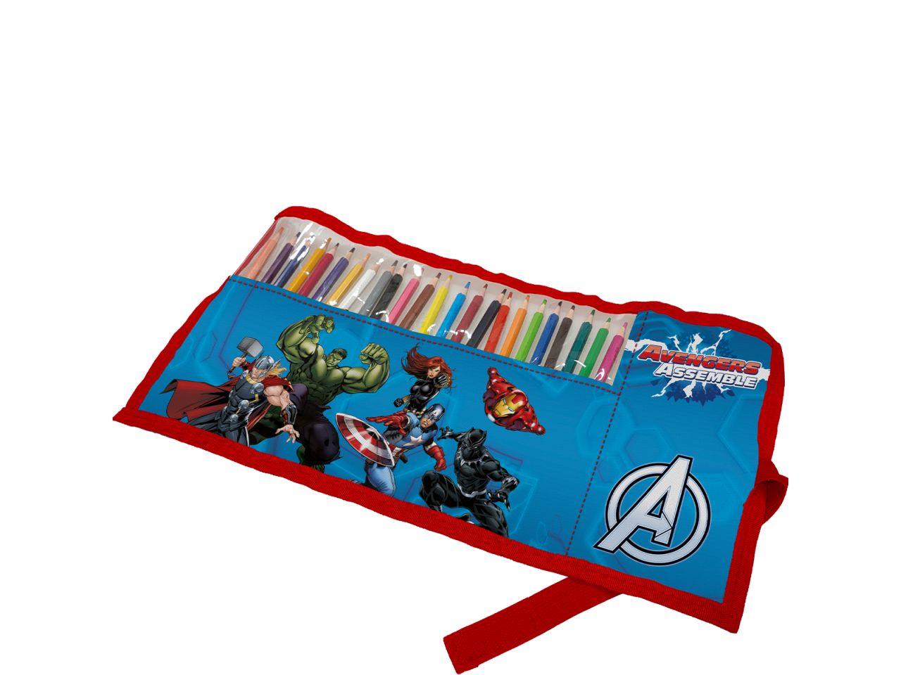 Avengers astuccio roll c/24 pastelli