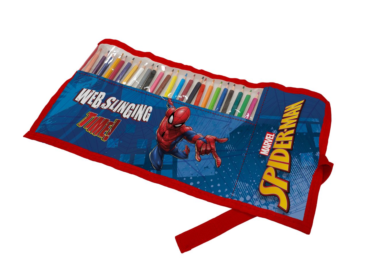 Spiderman astuccio roll c/24 pastelli