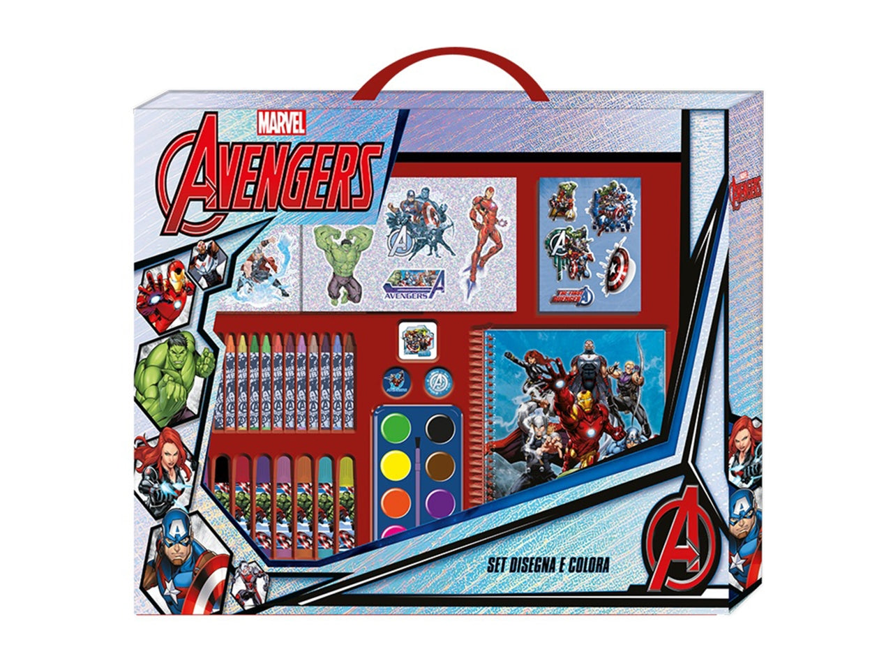 Set crea e colora degli avengers