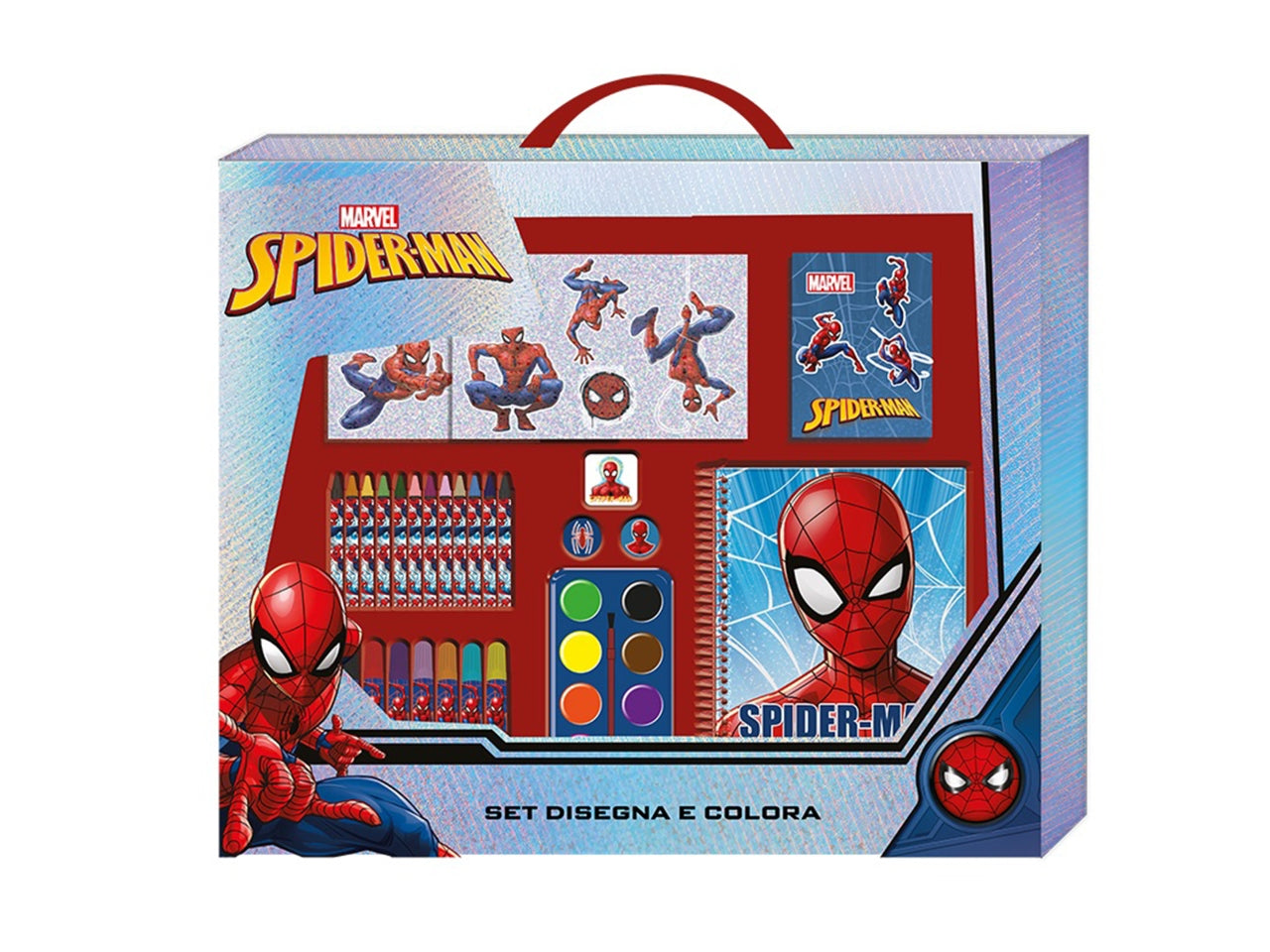 Set crea e colora di spiderman